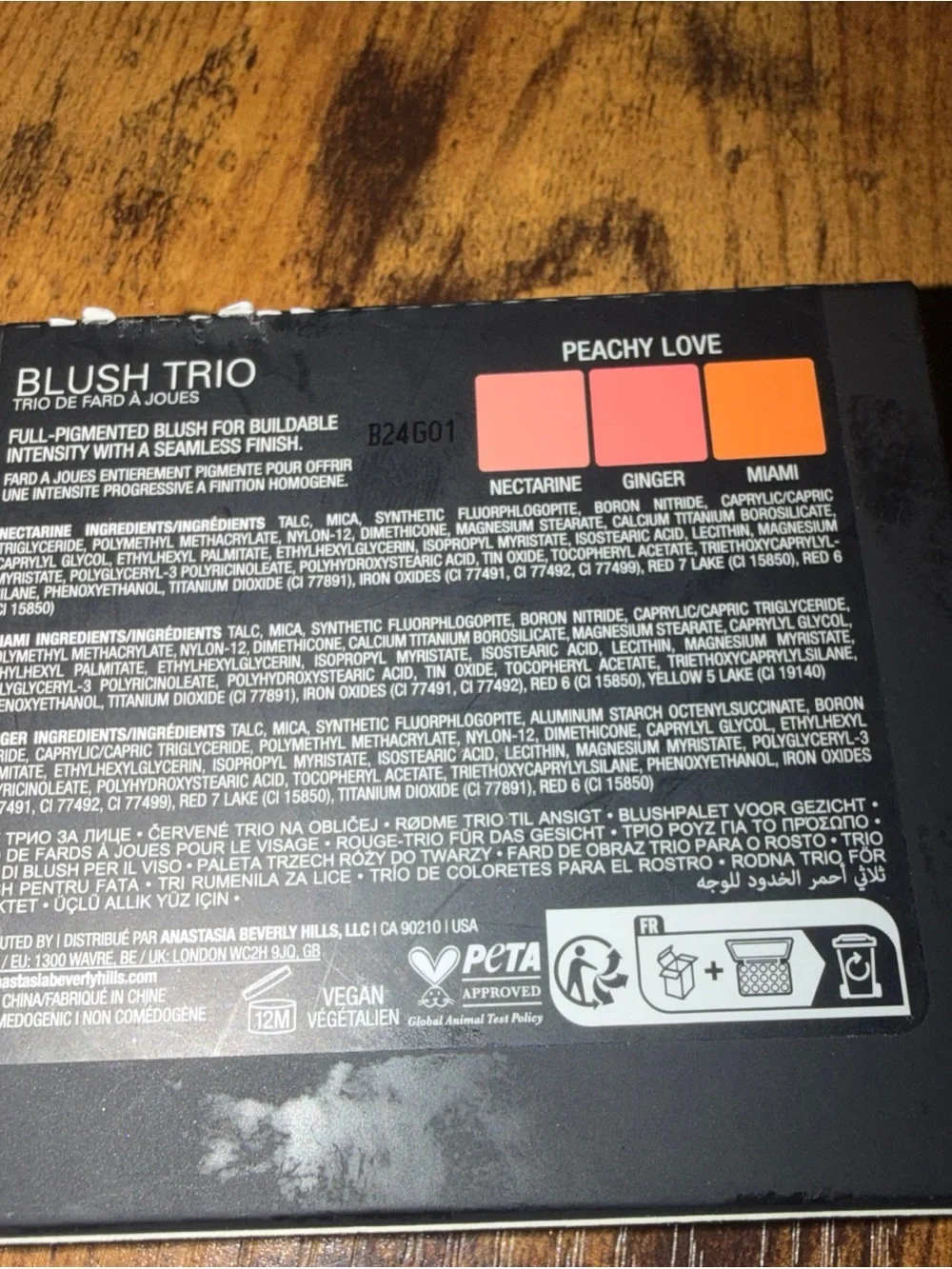 Anastasia Beverly Hills Peachy Love Blush Trio - Peach, Coral, Orange